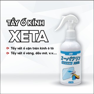 Tẩy Ố Kính Ô Tô Xeta 300ML, Loại Bỏ Mọi Vết Cặn Canxi, Vết Bẩn Ố Lâu Ngày, Phù Hợp Cho Mọi Loại Kính