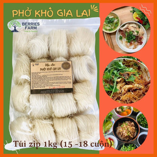 Đặc sản bánh PHỞ KHÔ GIA LAI từ 100% gạo, sợi dai phở trộn hai tô (13 - 16 cuộn), có bán tương đen
