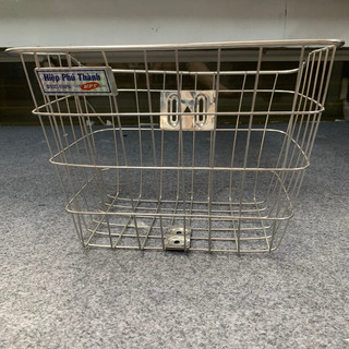 Giỏ làn xe đạp hiệp phú thành chất liệu inox chất lượng cao