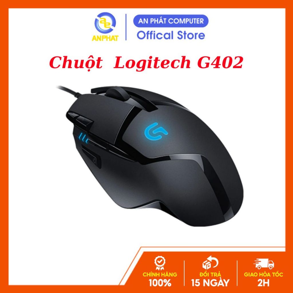 Chuột game Logitech G402 HYPERION FURY chính hãng BH 24 tháng