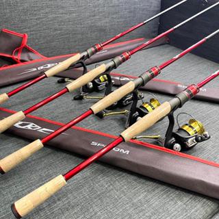 [LK HÒA] [MUA 01 BỘ TẶNG 01 CUỘN DÙ LK] BỘ CẦN CÂU LURE LK HÒA VÀ MÁY CÂU RS - BỘ 2 SẢN PHẨM