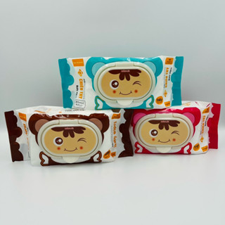 Combo 5 gói Khăn ướt Gấu - Tờ lớn