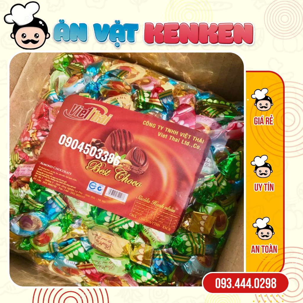 Kẹo Sôcôla hạnh nhân Việt Thái