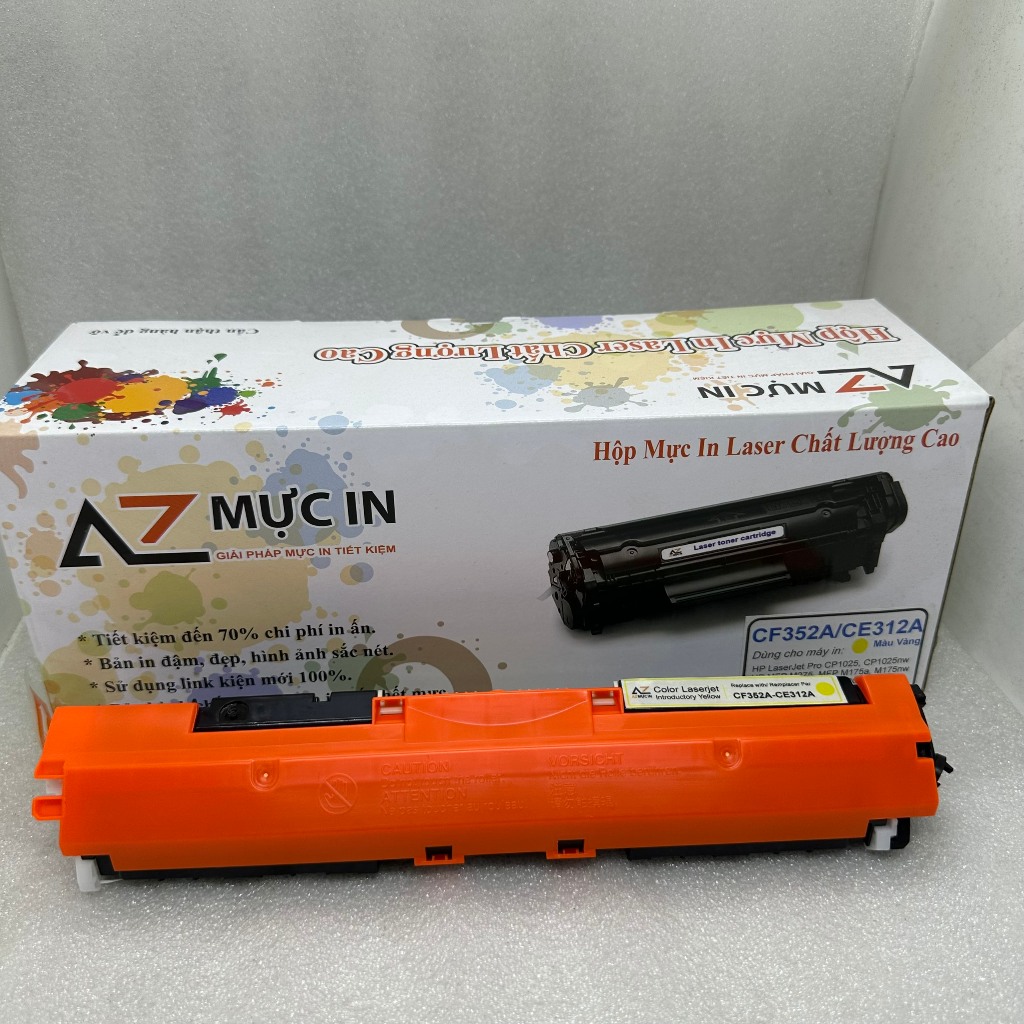 Bộ Mực máy in Hp M177, M176 | Mực in 130A CF350A, CF351A, CF352A, CF353A tương thích, Chất lượng, Giá Rẻ