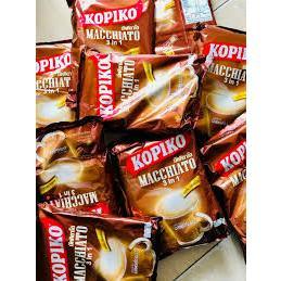 Cà phê sữa hòa tan kopiko macchiato 3in1 thái lan cafe
