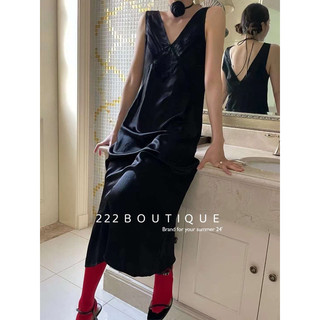 váy dây lụa acme 5 60073 ren
