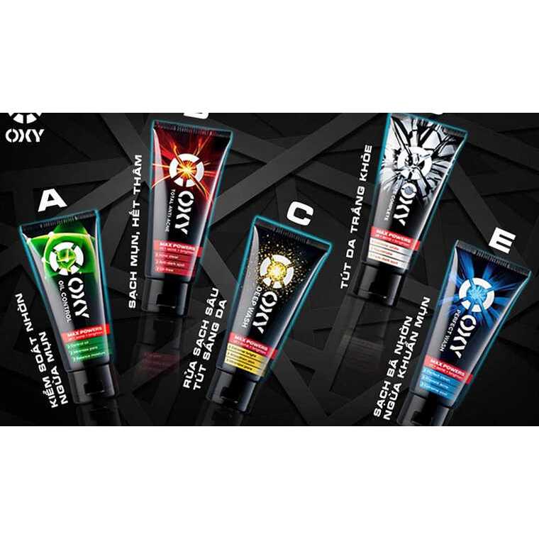 Sữa rửa mặt Oxy dành cho nam
