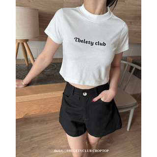 𝐭𝐡𝐞𝐥𝐞𝐭𝐲 | Áo Thun Croptop THELETYCLUB