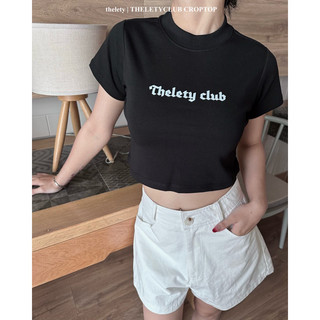 𝐭𝐡𝐞𝐥𝐞𝐭𝐲 | Áo Thun Croptop THELETYCLUB
