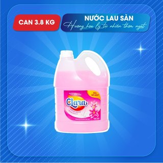 Nước lau sàn Clara hương hoa ly Can 3,8 kg