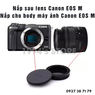 Nắp đậy body, nắp đậy sau lens canon eos m, cáp body máy canon eos m, cáp sau lens canon eos m