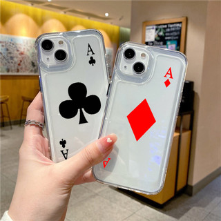 Ốp iphone Space trong suốt hình át tép Silicon dẻo viền vuông 7/8//x11promax/12/12promax/13/15promax/14promax
