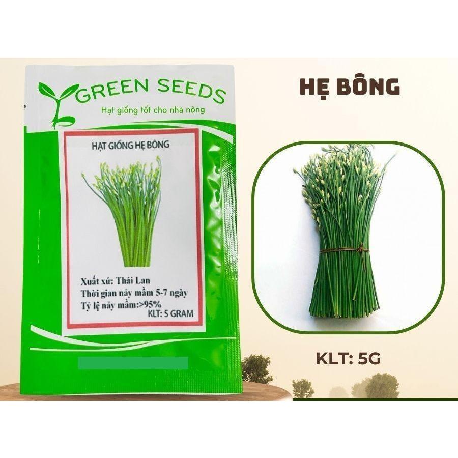 Hạt giống rau Hẹ Bông ( hẹ ngồng )
