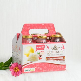 YẾN TƯƠI COLLAGEN QUEENNEST 240ML