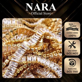 Dây đá trang trí siêu sáng - Dây đá gắn móng nail dài- Phụ Kiện Dây Đá kim loại đính Móng Nail- Dây đá vuông