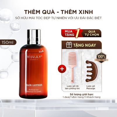 MUA 1 TẶNG 1 - Xịt dưỡng tóc tinh dầu bưởi (Hair Lotion) Vi Jully 150ml kèm Quà Tặng Tự Chọn