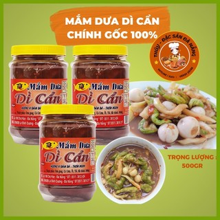 Mắm dưa cà dì cẩn hũ 500gr siêu ngon - đặc sản nổi tiếng đà nẵng - date mới trong ngày