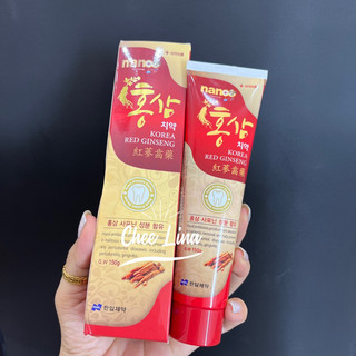  Kem đánh răng hồng sâm nano Hàn Quốc tuýp 150gr date 2026 