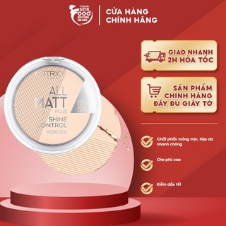 Phấn Phủ Dạng Nén Kiềm Dầu Catrice All Matt Plus Shine Control Powder #010 Transparent 10g