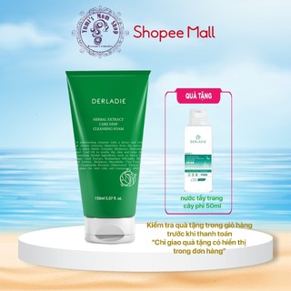 Sữa Rửa Mặt Tràm Trà Derladie Herbal Extract Care Deep Cleansing Foam Sạch Sâu, Kiềm Dầu 150ml