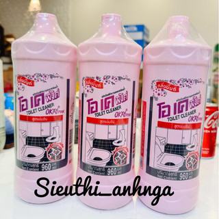 Nước Tẩy Bồn Cầu Okay Pink Thái Lan 960ml (Chuẩn Thái)
