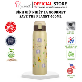 Bình giữ nhiệt la gourmet save the planet 600ml - 375902