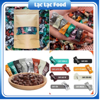  Kẹo Cà Phê Không Đường Giảm Cân Mix Nhiều Vị 500g - Lạc Lạc Food 