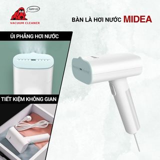 Bàn là hơi nước Midea máy ủi hơi nước cầm tay siêu nhỏ gọn hàng chính hãng