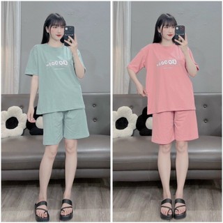 Bộ đồ bầu kết hợp sau sinh hàng cao cấp chất lụa hàn freesize từ 40-70kg