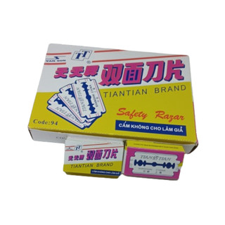 [HÀNG CÓ SẴN]Combo 20 hộp lưỡi lam tím(tian tian brand)