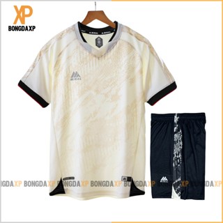  Áo Đá Bóng Không Logo Mikal Kem Đồ Đá Banh Vải Mè Cao Cấp 