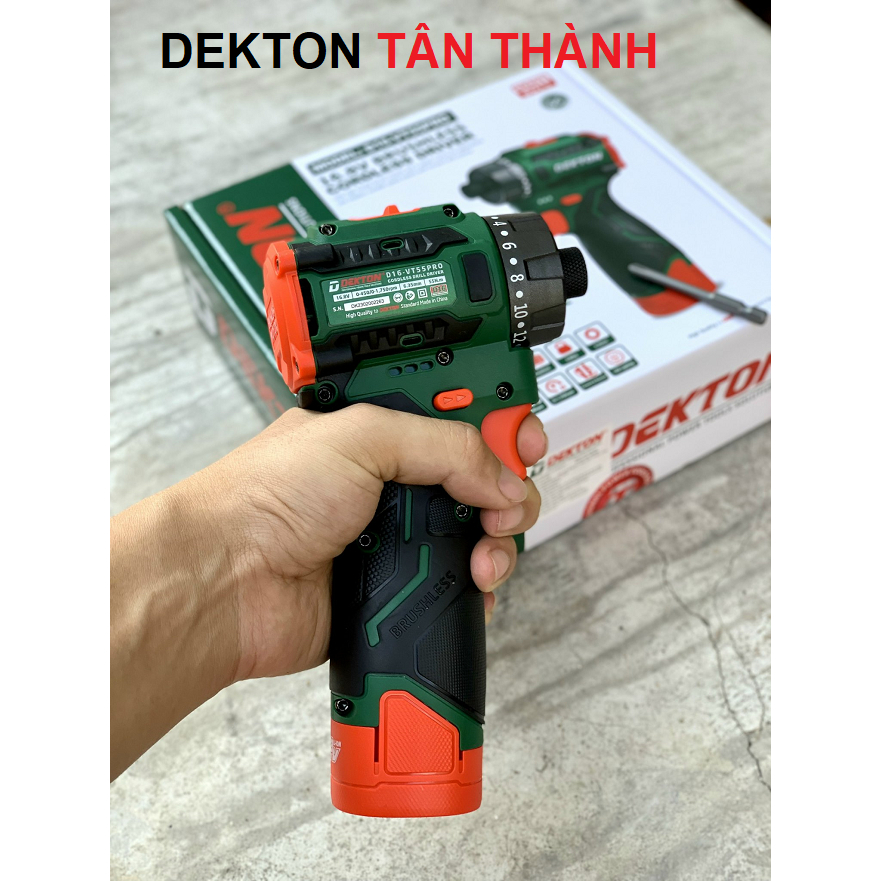 Máy vít trượt DEKTON D16-VT55PRO Gen 2 / VT55 / Vít trượt Mini