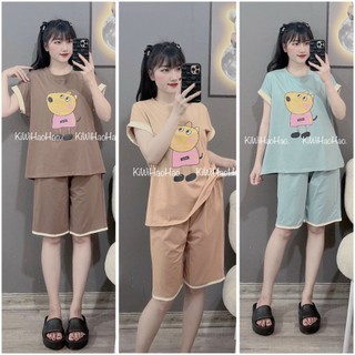 Bộ bầu mùa hè chất đũi siêu mềm mát có đủ size từ 45-70kg - Tổng kho đồ bầu