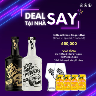 [CHÍNH HÃNG] DEAL SAY TẠI NHÀ  - Dead Man's Fingers Rum & Soda Xoài - UK - 700ML - 37.5%