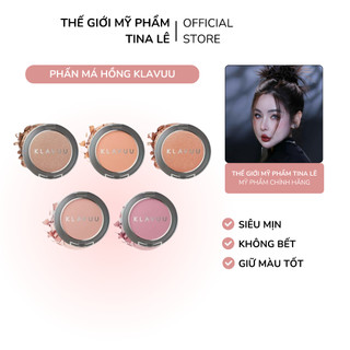 Phấn Má Hồng Klavuu Urban Pearlsation Natural Powder Blusher Độ Bám Cao Và Giữ Màu Tốt, Chất Phấn Siêu Mịn