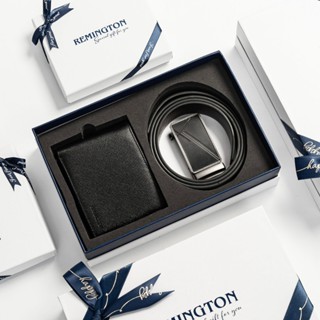 Set ví thắt lưng nam fullbox chính hãng Remington Mark in free 3 ảnh và tặng kèm hộp, túi giấy làm quà tặng người yêu,bố