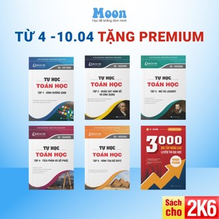 Sách ID toán ôn thi thpt quốc gia 2023 ôn luyện luyện thi đánh giá năng lực lớp 12 - Combo 5 cuốn Moonbook.