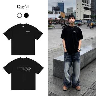 Áo thun nam daym | staff - form âu, oversize, 100% cotton co giãn 2 chiều thoáng mát, 250gsm