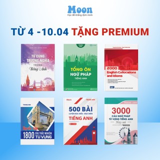 Sách chủ đề từ vựng tiếng anh cô Trang Anh | Moonbook