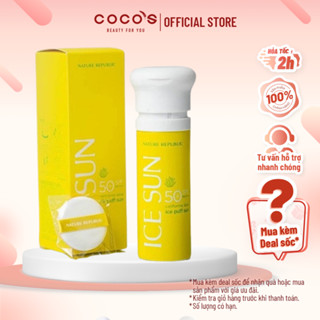 DATE 3/2025 Kem Chống Nắng Dạng Xịt Ice Sun Nature Republic California Aloe SPF50+ PA+++ 100ml