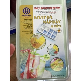 Khay đá nắp đậy 8 viên(6932)