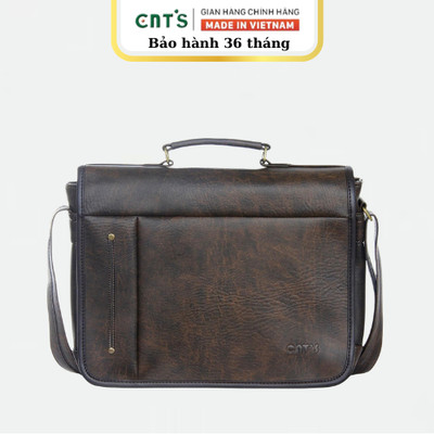 Cặp xách đeo chéo CNT CA14 cao cấp đựng vừa Laptop 14 inch