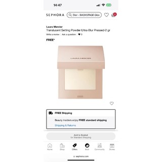 Phấn Phủ Nén Translucent Pressed Setting Powder Ultra-Blur