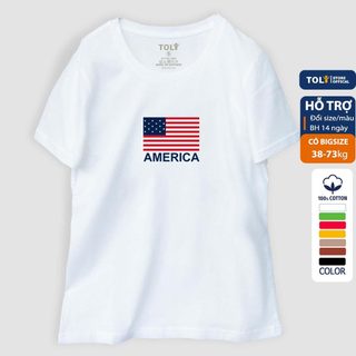 Áo thun nữ TOLI cổ tròn tay ngắn, dáng ôm nhẹ, in hình dễ thương, vải cotton mềm mịn PS -01