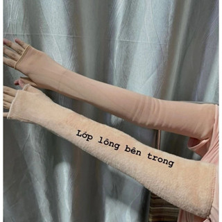 ỐNG TAY Ủ KEM LÓT LÔNG DÀY DẶN CHỐNG NẮNG TỐT