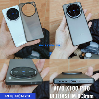 [Vivo X100 Pro/ X100S] Ốp lụa Ultraslim siêu mỏng chống xước cao cấp