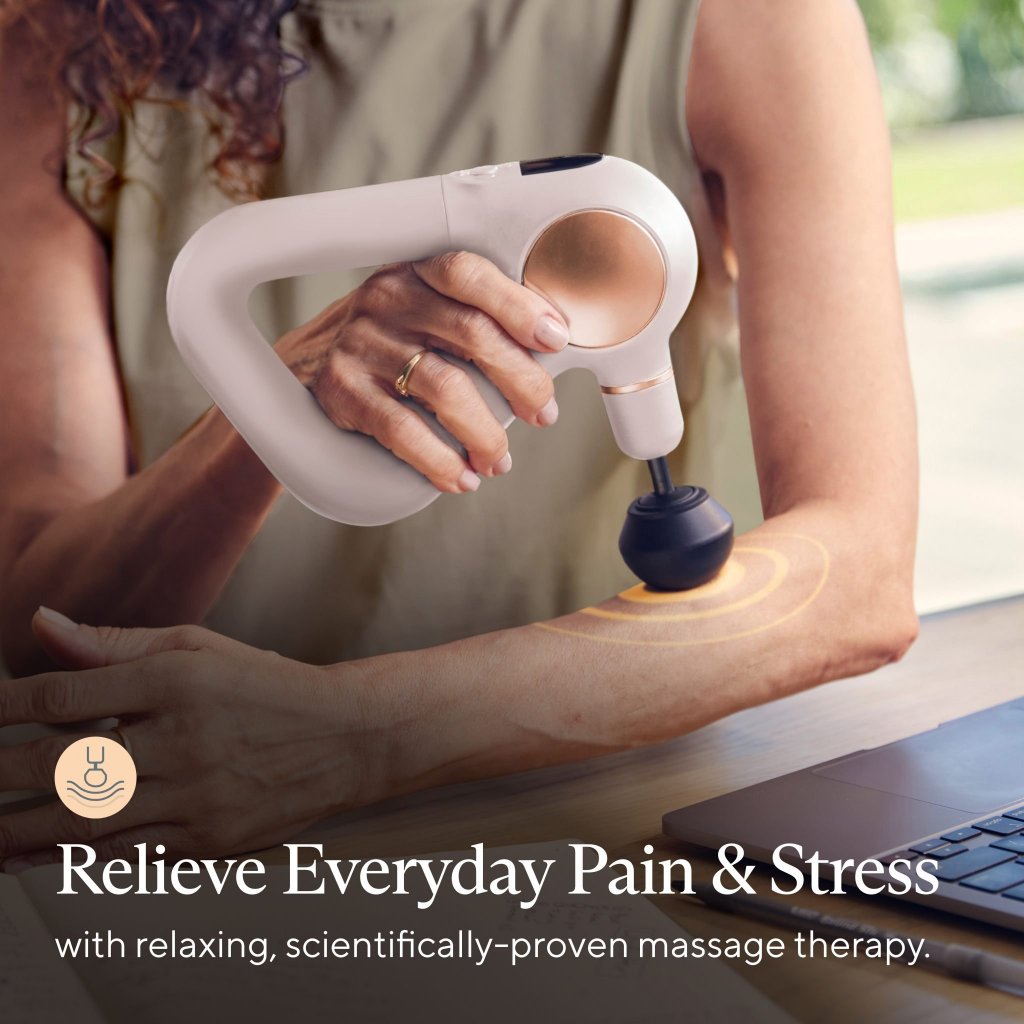 THERABODY Máy massage Theragun Sense trị liệu hít thở thư giãn,kèm 4 phụ kiện,đi sâu 12mm,Đã Đăng Ký FDA_Bảo hành 1 NĂM