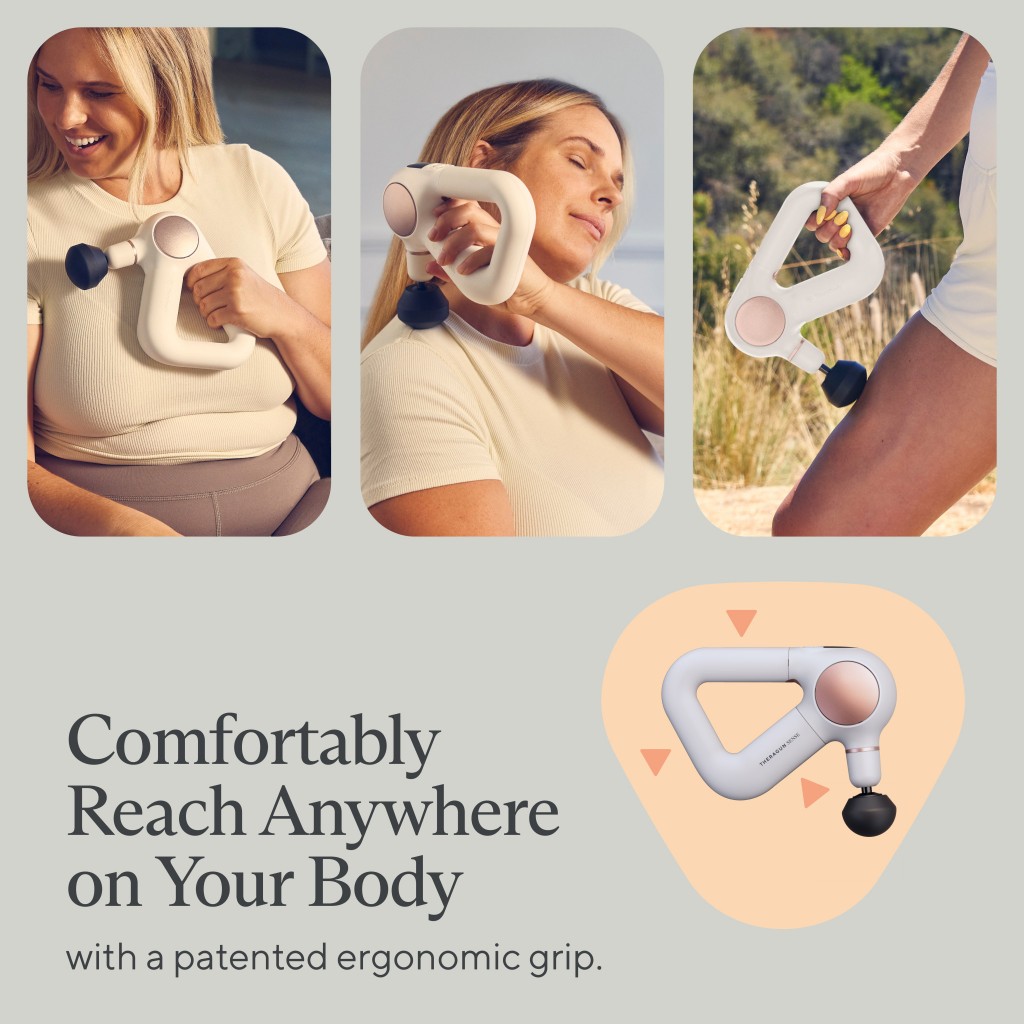 THERABODY Máy massage Theragun Sense trị liệu hít thở thư giãn,kèm 4 phụ kiện,đi sâu 12mm,Đã Đăng Ký FDA_Bảo hành 1 NĂM