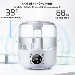 MÁY PHUN SƯƠNG KHUẾCH TÁN TINH DẦU TẠO ẨM KHÔNG KHÍ CÓ ĐIỀU KHIỂN HÀNG CAO CẤP NC48