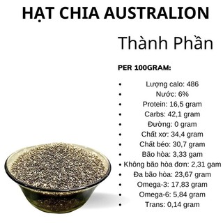 Hạt chia  đen 500g